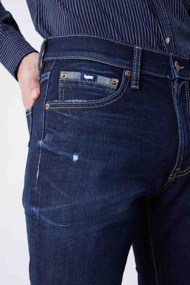 PANTALÓN VAQUERO ALBERT SLIM FIT WP21 BASIC BLUE STRETCH