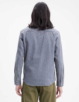 CAMISA VAQUERA LEVI'S® BARSTOW WESTERN STANDARD Z1703 GRAY S