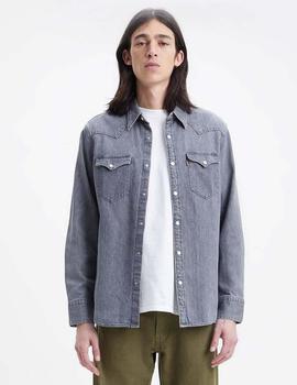 CAMISA VAQUERA LEVI'S® BARSTOW WESTERN STANDARD Z1703 GRAY S