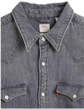 CAMISA VAQUERA LEVI'S® BARSTOW WESTERN STANDARD Z1703 GRAY S