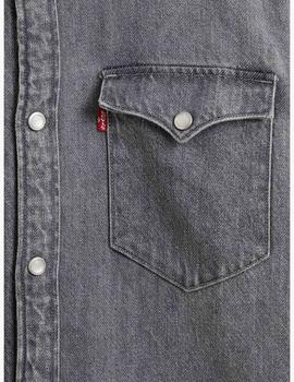 CAMISA VAQUERA LEVI'S® BARSTOW WESTERN STANDARD Z1703 GRAY S