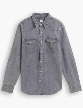 CAMISA VAQUERA LEVI'S® BARSTOW WESTERN STANDARD Z1703 GRAY S