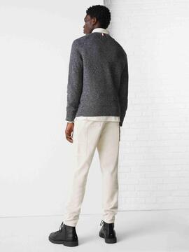 JERSEY REGULAR FIT TH MONOGRAM GRIS JASPEADO