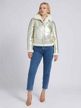 CHAQUETA ROSALIE METALIZADA DORADA