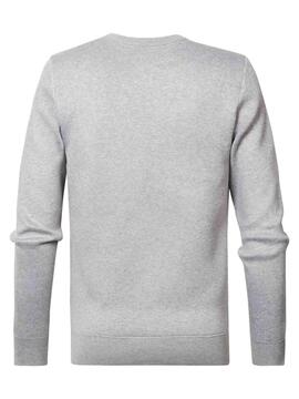 JERSEY PETROL PUNTO GRIS CON LOGO