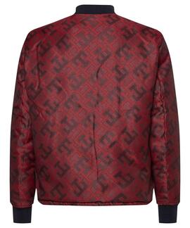 CAZADORA BOMBER UNIVERSITARIA REVERSIBLE TH MONOGRAM