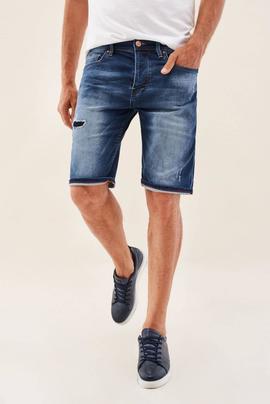 BERMUDA JOGGER CON ROTOS