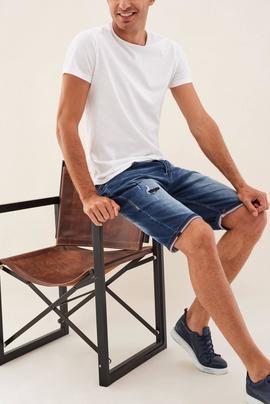 BERMUDA JOGGER CON ROTOS