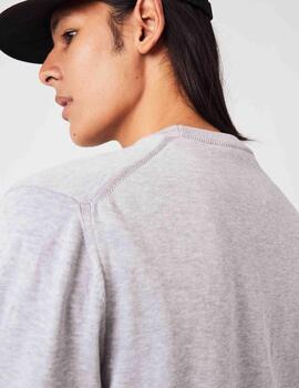 JERSEY LACOSTE CUELLO REDONDO GRIS VIGORÉ