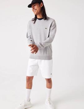 JERSEY LACOSTE CUELLO REDONDO GRIS VIGORÉ