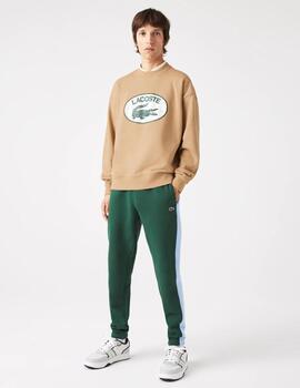 SUDADERA LACOSTE LOOSE FIT CAMEL