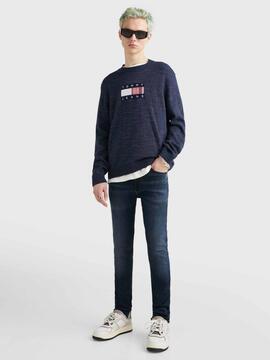 PANTALÓN VAQUERO SCANTON SLIM FIT AG1261 DENIM BLACK & BLUE
