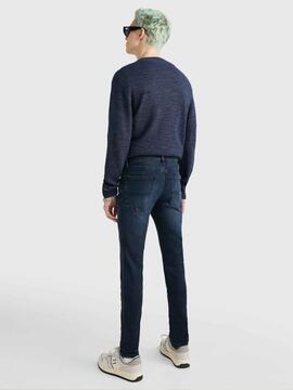 PANTALÓN VAQUERO SCANTON SLIM FIT AG1261 DENIM BLACK & BLUE