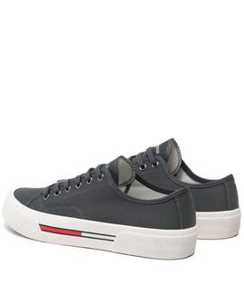 ZAPATILLAS DE LONA BAJA LACE UP CANVAS GRIS MARENGO