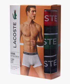 BOXERS 3 PACK TRUNK COTTON STRETCH AZUL MARINO