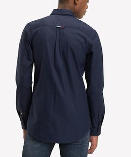 TJM TAPE DETAIL SHIRT REGULAR FIT BLACK IRIS