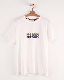 CAMISETA ESTAMPADA GANSO BLANCA