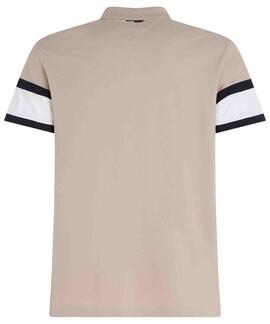 POLO COLORBLOCK REGULAR FIT BEIGE