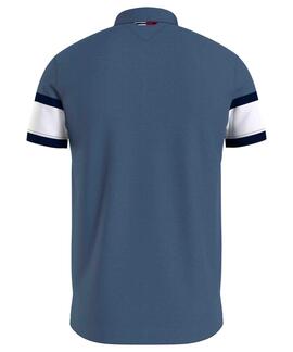 POLO COLORBLOCK REGULAR FIT AZUL