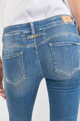PANTALÓN VAQUERO JF PULP CAPRI 7/8 SKINNY FIT KAWI W1434
