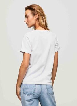 CAMISETA REGULAR FIT BLANCA