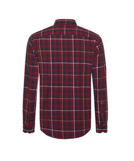 GINGHAM WITH A TWIST SHIRT REGULAR FIT RHUBARB