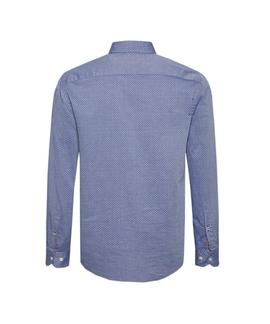 JASPE RECTANGULAR PRINTED SHIRT REGULAR FIT BLUE