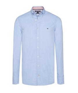 SLIM LUXURY DOBBY SHIRT SLIM FIT SHIRT BLUE