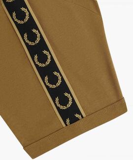 CAMISETA CONTRAST TAPE RINGER CAMEL