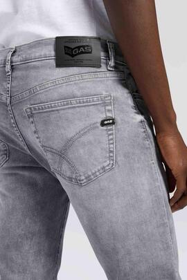 PANTALÓN VAQUERO TOKI TAPER FIT WR39 GRAY DENIM 10 OZ