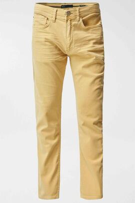VAQUEROS SLIM FIT DE HOMBRE COLOR AMARILLO