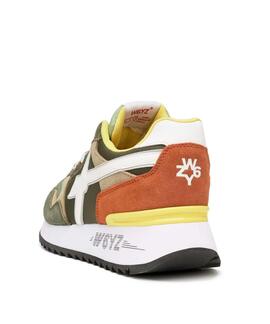 ZAPATILLAS YAK-M SUEDE Y NYLON MULTICOLOR