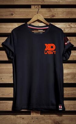 CAMISETA HOMBRE HARD XO NEGRA