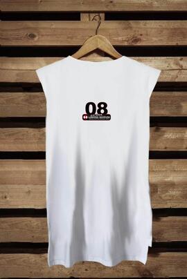 CAMISETA DE MUJER GUN BLANCA
