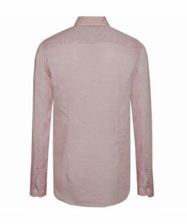 END ON END DOBBY SHIRT SLIM FIT HAUTE RED