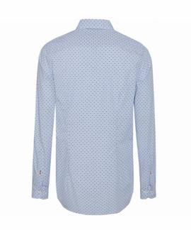 MICRO PRINT SHIRT SLIM FIT REGATTA / MULTI