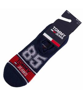 PINKIES UNISEX TOMMY JEANS FOOTIE NO SHOW 1 PACK AZUL MARINO