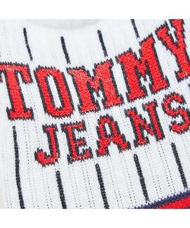 PINKIES UNISEX TOMMY JEANS FOOTIE NO SHOW 1 PACK BLANCO