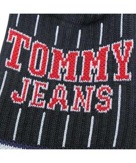 PINKIES UNISEX TOMMY JEANS FOOTIE NO SHOW 1 PACK NEGRO
