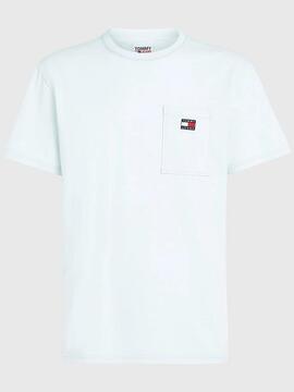 CAMISETA CLASSIC BADGE POCKET VIGORÉ CELESTE