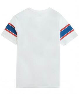 CAMISETA GRAPHIC TEE 501 STRIPE BLANCA