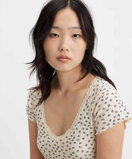 CAMISETA LEVI’S® DRY GOODS DE PICO JANE FLORAL PERSIAN