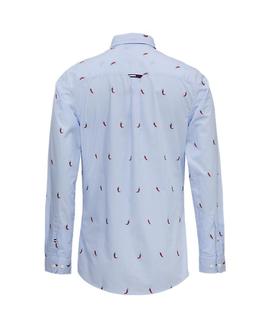 TJM NOVELTY DOBBY SHIRT REGULAR FIT CHILI PEPPER