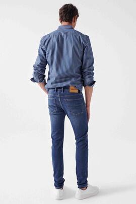 PANTALÓN VAQUERO S-ACTIV SKINNY FIT DENIM AZUL