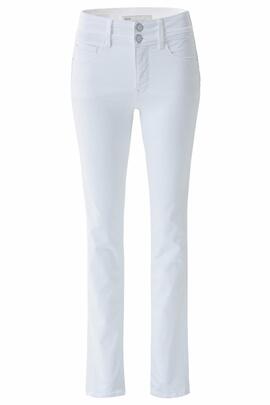 PANTALÓN VAQUERO SECRET SLIM HIGH RISE PUSH IN BLANCO