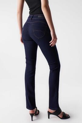 PANTALÓN VAQUERO SECRET SLIM HIGH RISE SOFT TOUCH DENIM AZUL