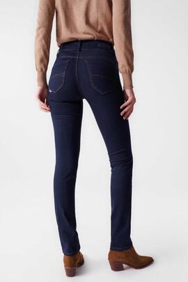 PANTALÓN VAQUERO SECRET SLIM HIGH RISE DENIM AZUL INDIGO