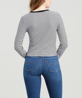 LS BABY TEE AERIEL WHITE