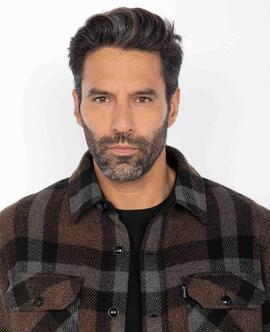 SOBRECAMISA SCHOTT SHCARL45 CUADROS VERDES