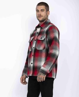 SOBRECAMISA SCHOTT SHCARL44 CUADROS ROJOS
